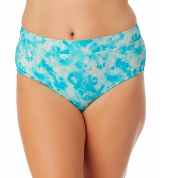 Salt + Cove Plus Size Tie-Dyed Swim Bottoms Multicolor Size 0 7168 - Picture 1 of 1